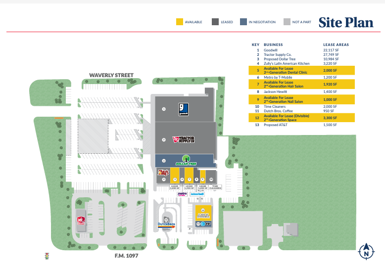 12466 I 45 N, Willis, TX for lease - Site Plan - Image 3 of 3