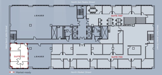 111 W Saint John St, San Jose, CA for lease Floor Plan- Image 1 of 1