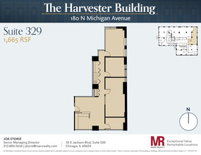 180 N Michigan Ave, Chicago, IL for lease Floor Plan- Image 1 of 7