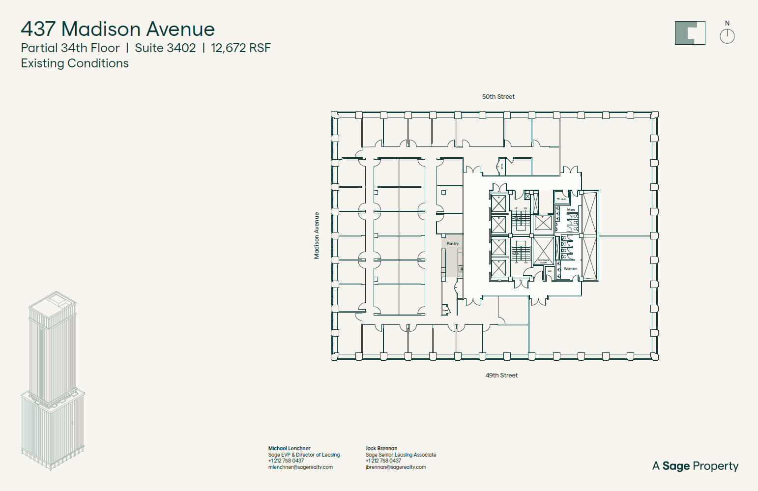 437 Madison Ave, New York, NY for lease Floor Plan- Image 1 of 2