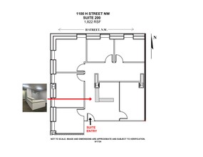 1100 H St NW, Washington, DC for lease Site Plan- Image 1 of 4