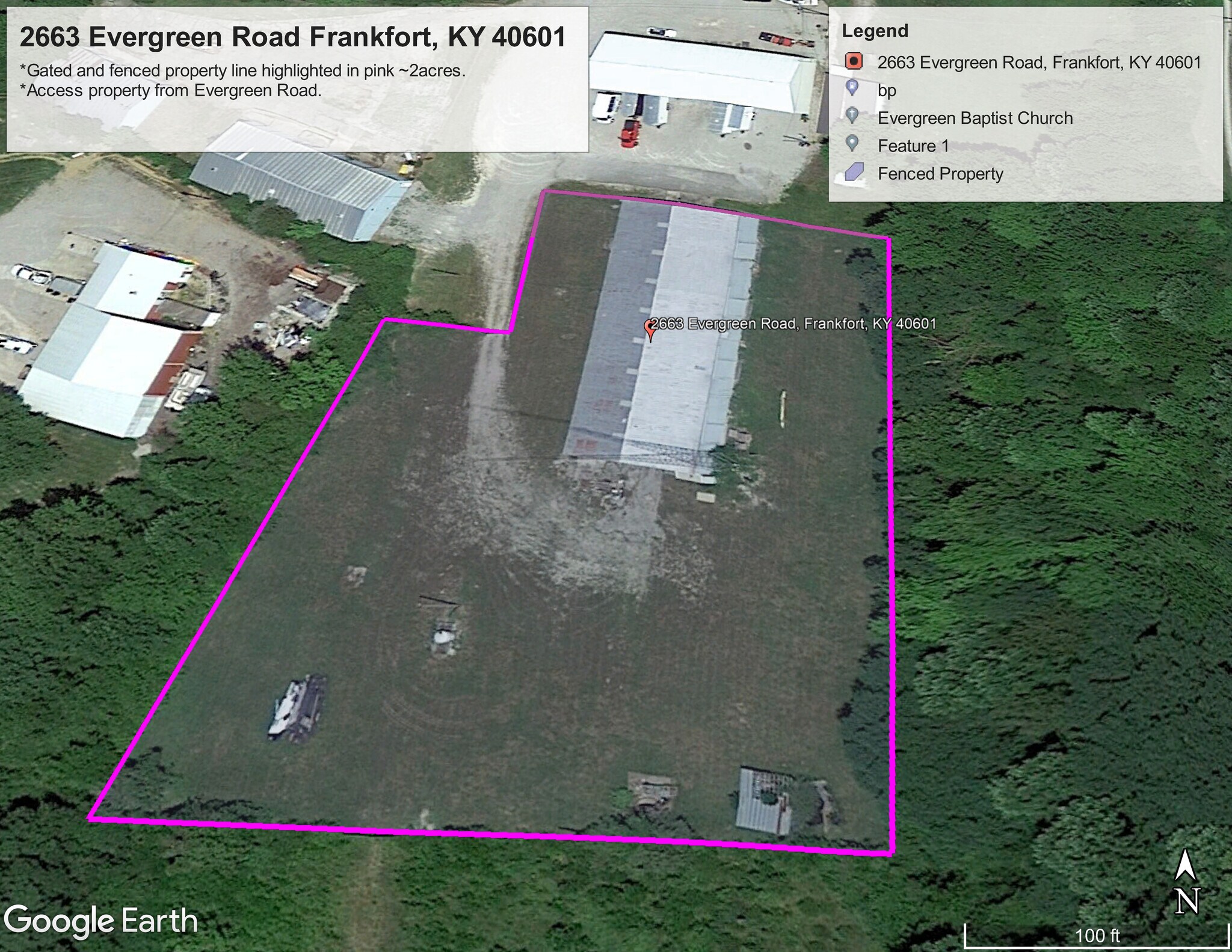 2663 Evergreen Rd, Frankfort, KY for sale Aerial- Image 1 of 1