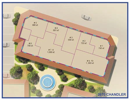 2670 Chandler Ave, Las Vegas, NV for lease - Floor Plan - Image 1 of 5