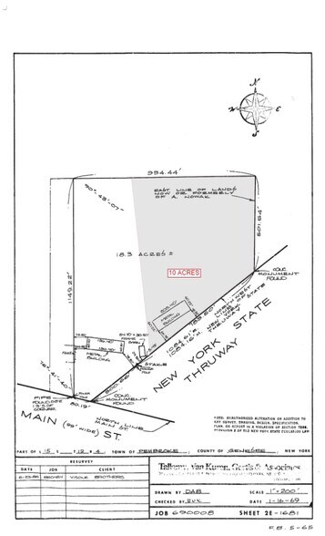 797 Main St, Corfu, NY for sale - Site Plan - Image 1 of 1