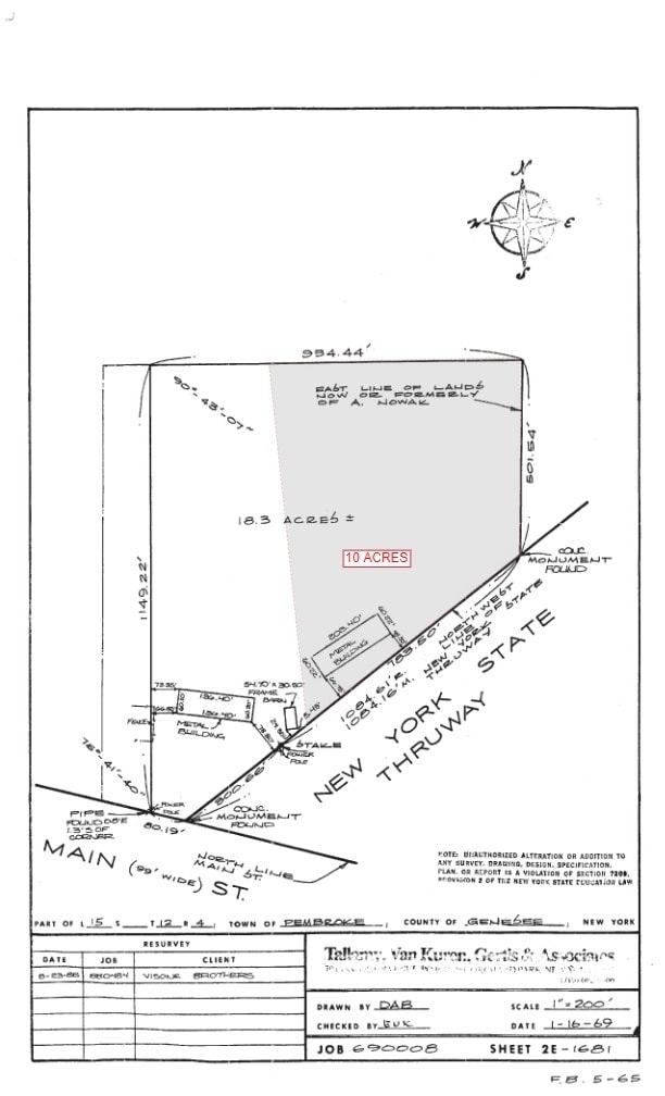 797 Main St, Corfu, NY for sale Site Plan- Image 1 of 1