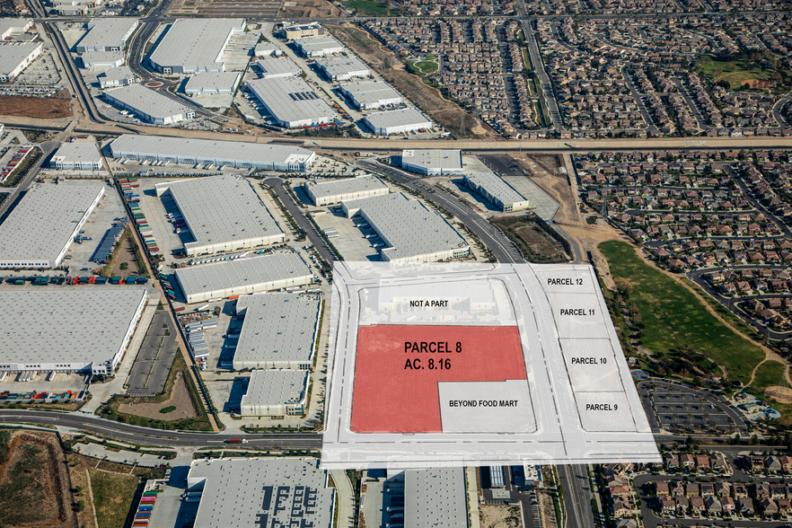 Parcel 8 Limonite Ave, Eastvale, CA for lease - Aerial - Image 1 of 8