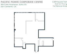 903 Calle Amanecer, San Clemente, CA for lease Floor Plan- Image 1 of 1