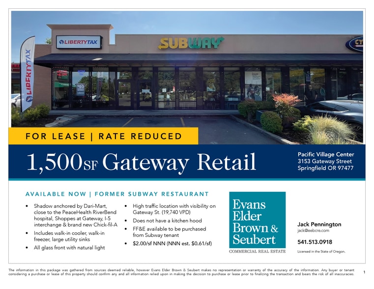 3125-3177 Gateway St, Springfield, OR for lease - Building Photo - Image 2 of 5