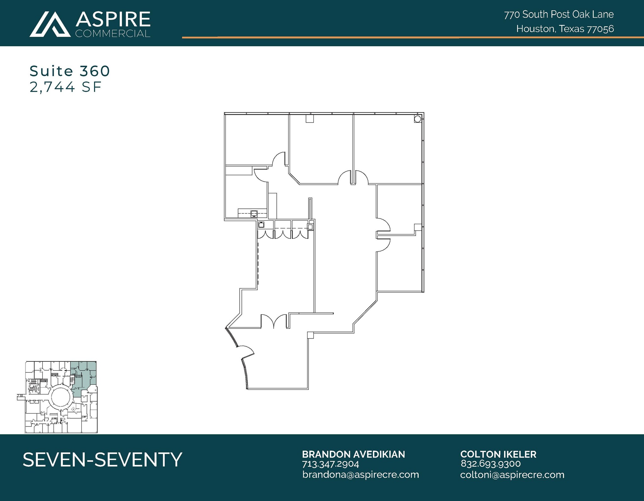 770 S Post Oak Ln, Houston, TX for lease Floor Plan- Image 1 of 3