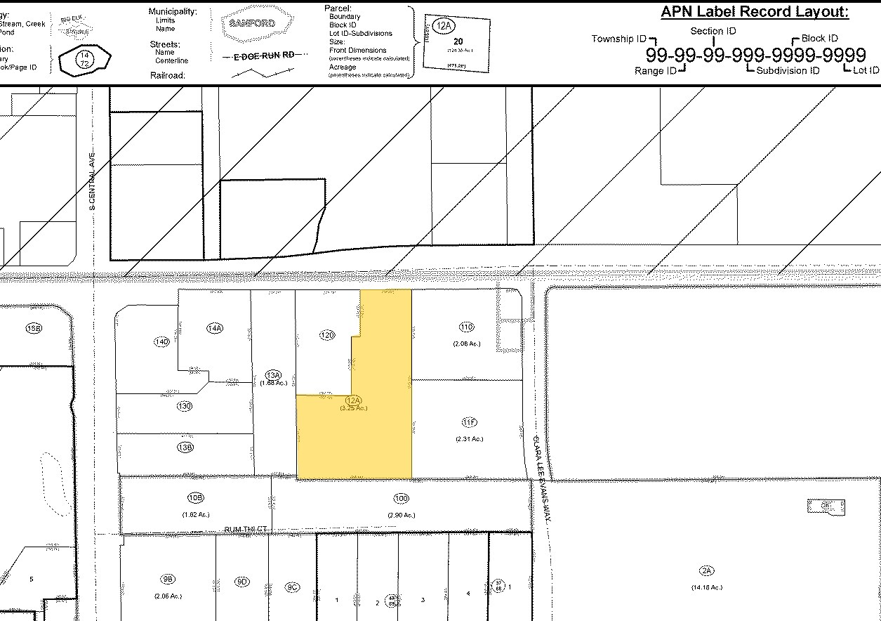 222 E Mitchell Hammock Rd, Oviedo, FL for sale Plat Map- Image 1 of 1