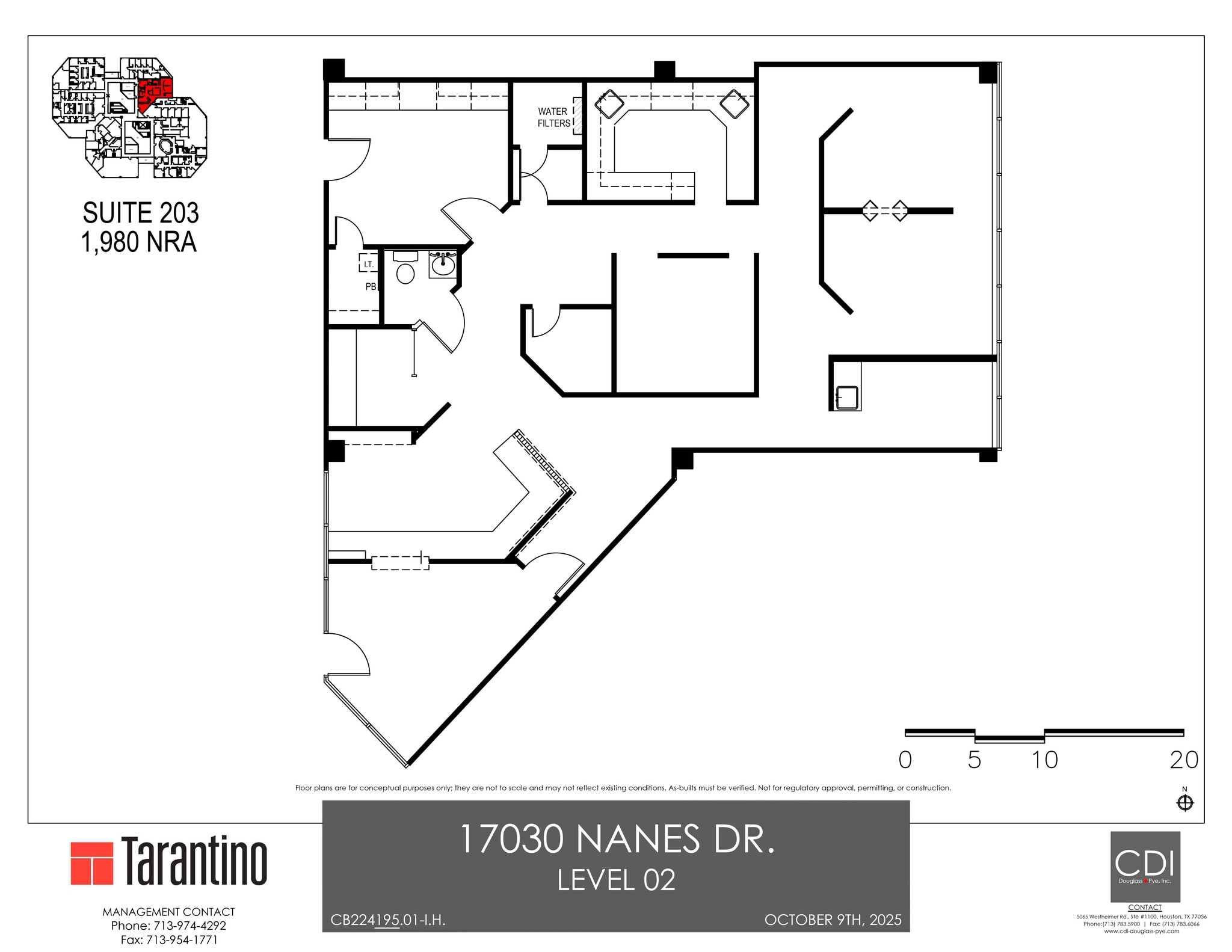 17030 Nanes Dr, Houston, TX for lease Site Plan- Image 1 of 1