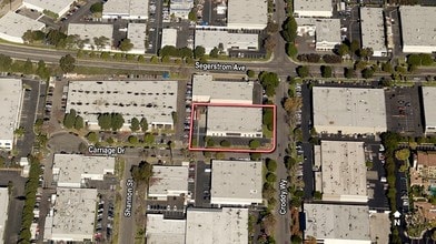 4001 W Carriage Dr, Santa Ana, CA - AERIAL map view