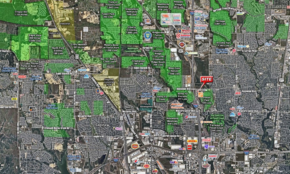 3041 Clay Mountain Trl, Fort Worth, TX for sale - Aerial - Image 2 of 6