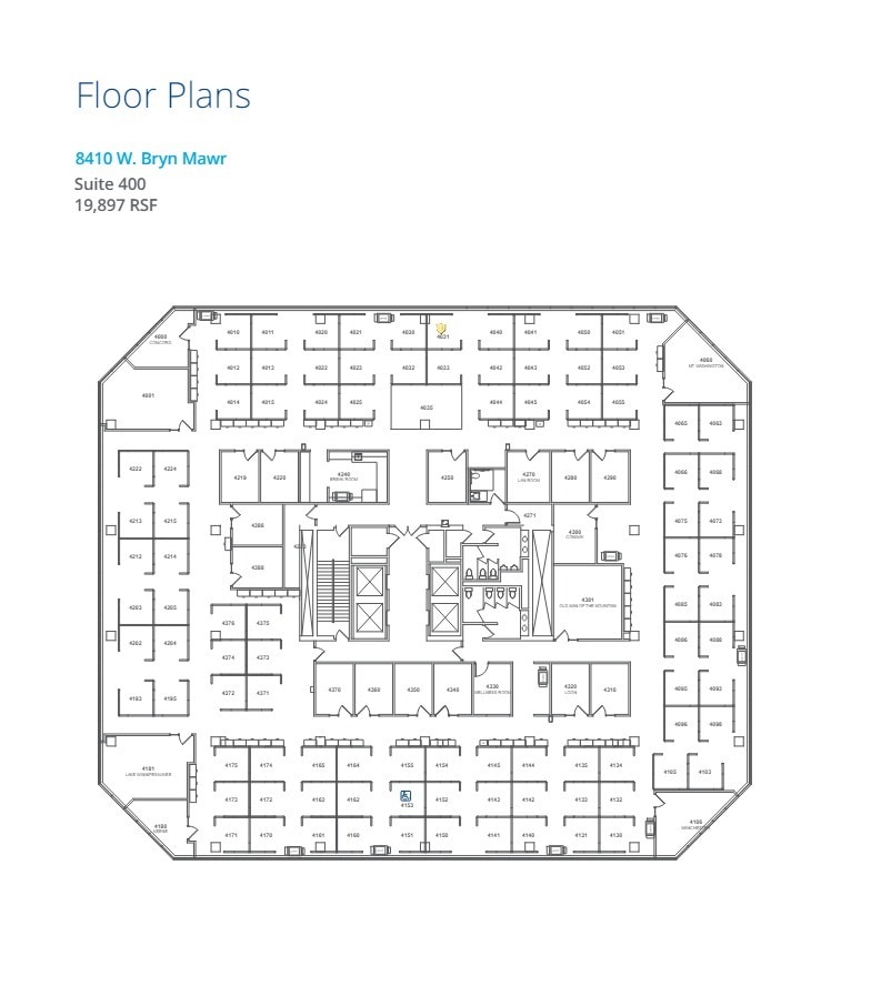8410 W Bryn Mawr Ave, Chicago, IL for lease Floor Plan- Image 1 of 1