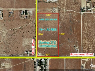 More details for 50th St West & Rosamond Blvd, Rosamond, CA - Land for Sale