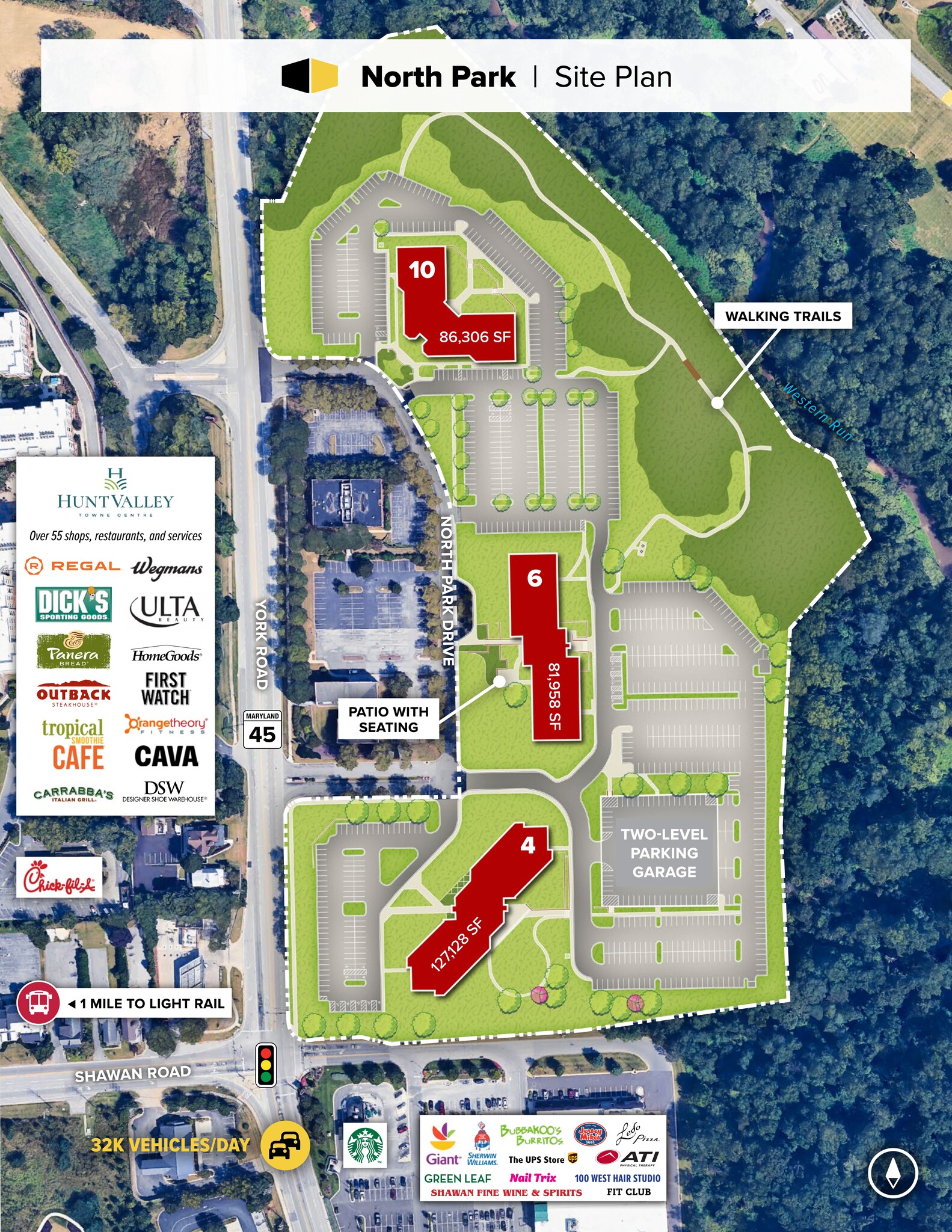 4 N Park Dr, Hunt Valley, MD for lease Site Plan- Image 1 of 2