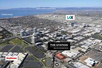 2201 E El Segundo Blvd, El Segundo, CA - AERIAL  map view