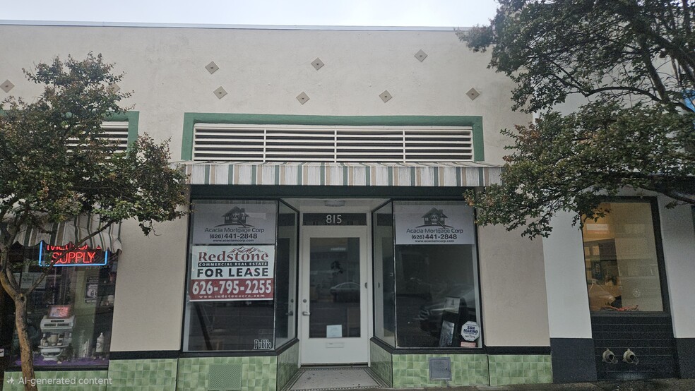 811-815 Fair Oaks Ave, South Pasadena, CA for lease - Building Photo - Image 1 of 2