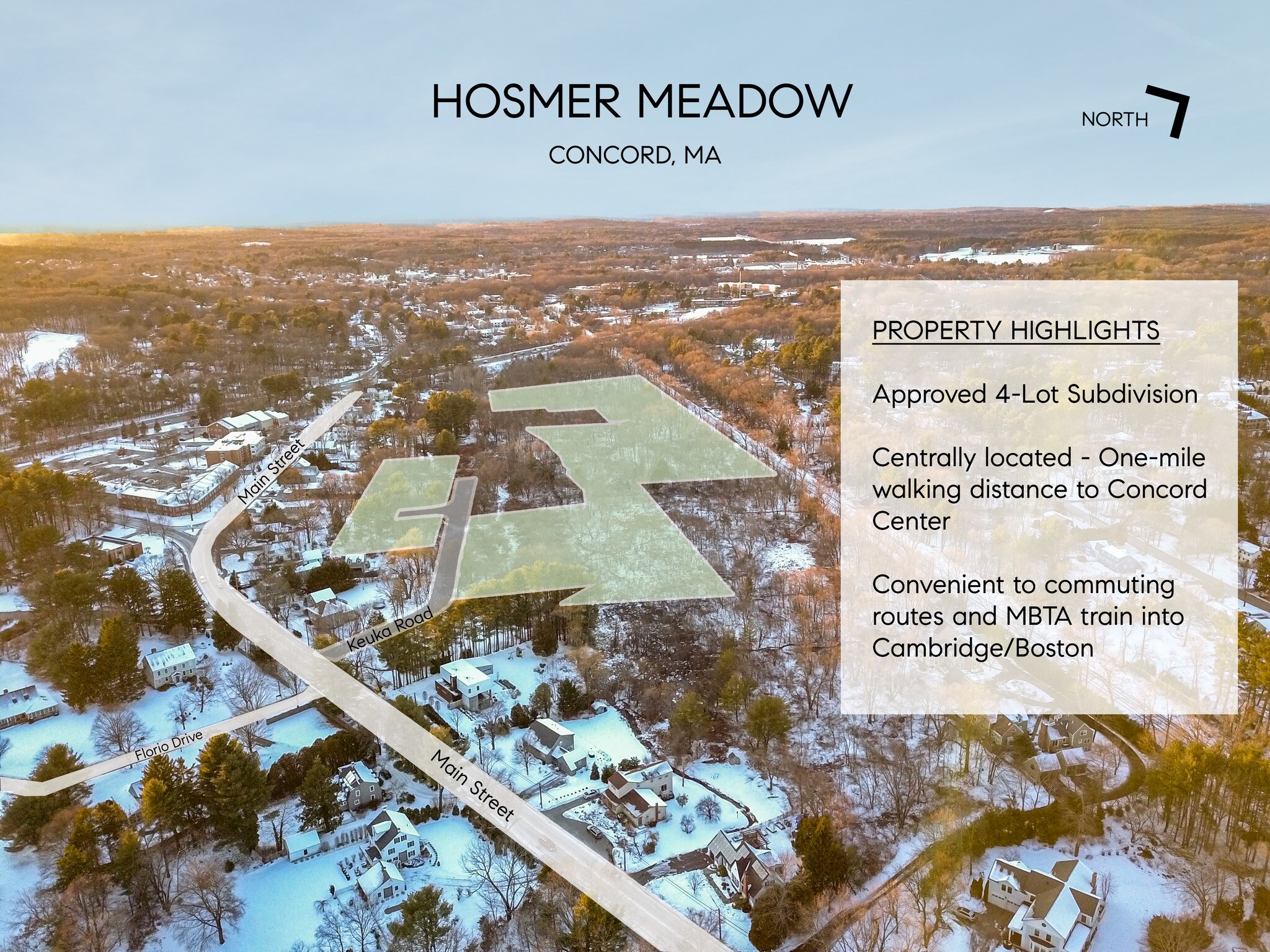 688 Main St, Concord, MA for sale Aerial- Image 1 of 1