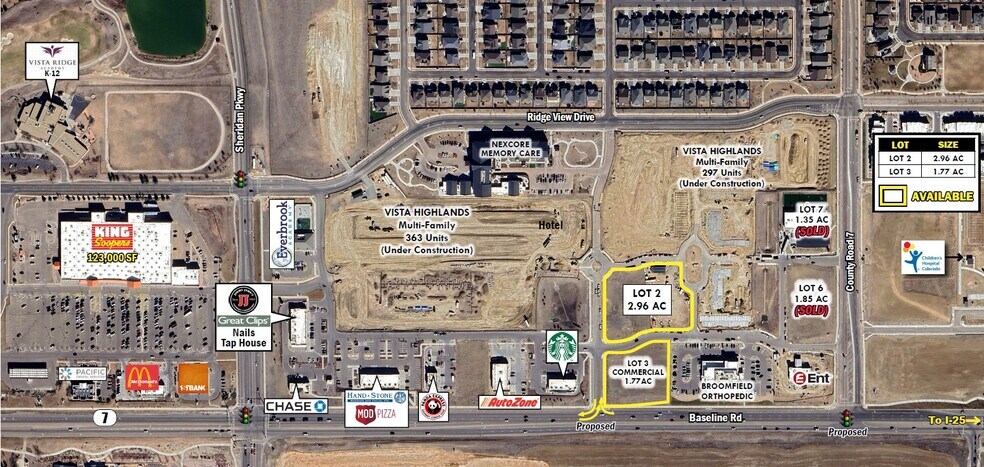 Hwy 7 & County Road 7, Broomfield, CO for lease - Building Photo - Image 1 of 1