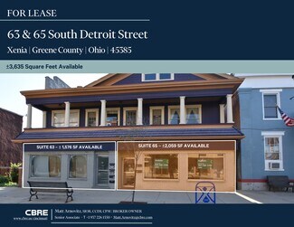 More details for 63-65 S Detroit St, Xenia, OH - Office/Retail for Lease