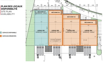 Av Pierre-Dansereau, Salaberry-de-valleyfield, QC for lease Site Plan- Image 2 of 2