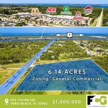 955 7th Rd SW, Vero Beach, FL - AERIAL  map view - Image1