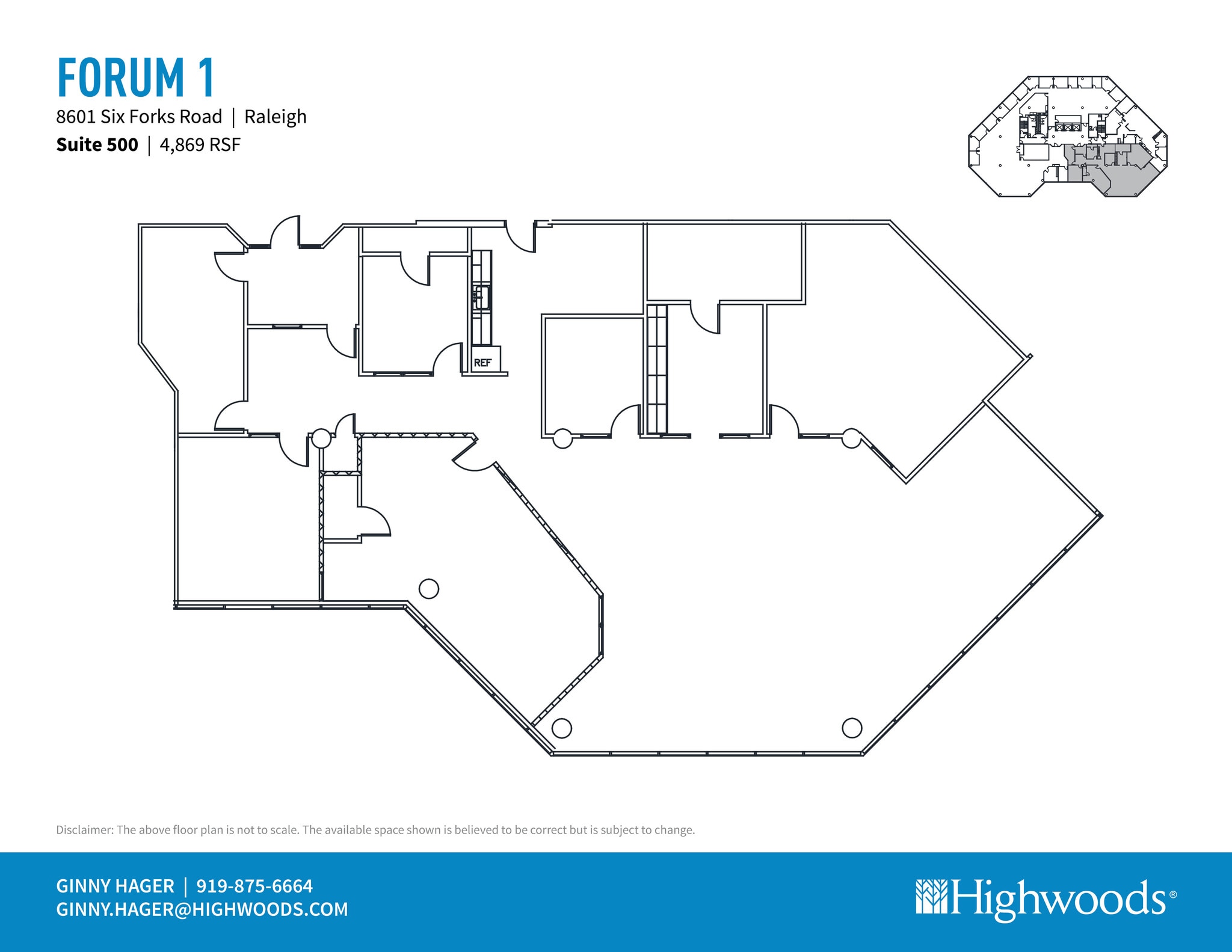 8601 Six Forks Rd, Raleigh, NC for lease Floor Plan- Image 1 of 4