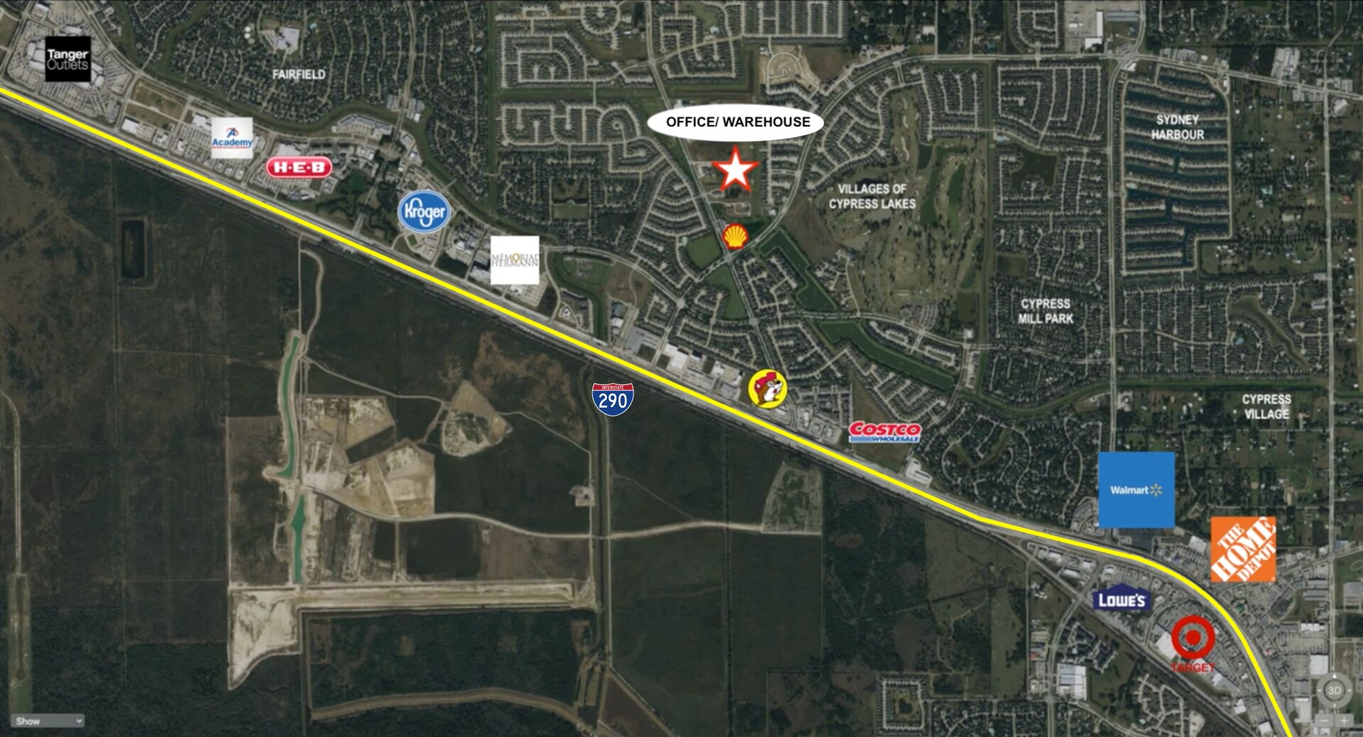 14922 Mueschke Rd, Cypress, TX for sale Aerial- Image 1 of 1