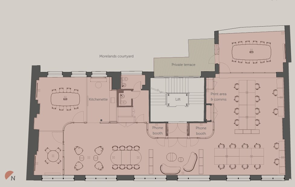 80 Goswell Rd, London for lease Floor Plan- Image 1 of 5