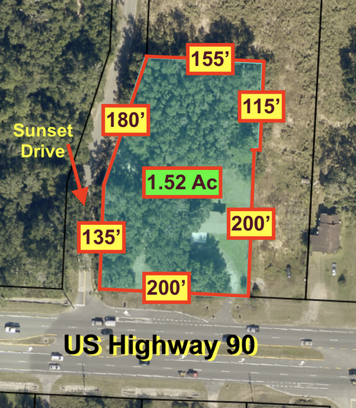 5388 Hwy 90, Pace, FL for sale - Aerial - Image 1 of 2