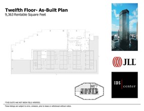 80 S 8th St, Minneapolis, MN for lease Floor Plan- Image 1 of 1