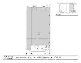 6438-6452 Warren Dr, Norcross, GA for lease Floor Plan- Image 1 of 1