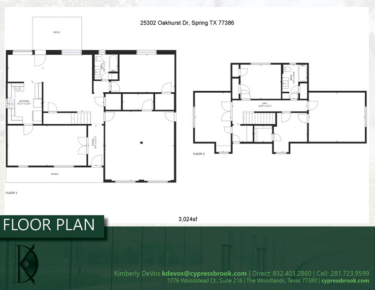 25302 Oakhurst Dr, Spring, TX for sale - Floor Plan - Image 2 of 17