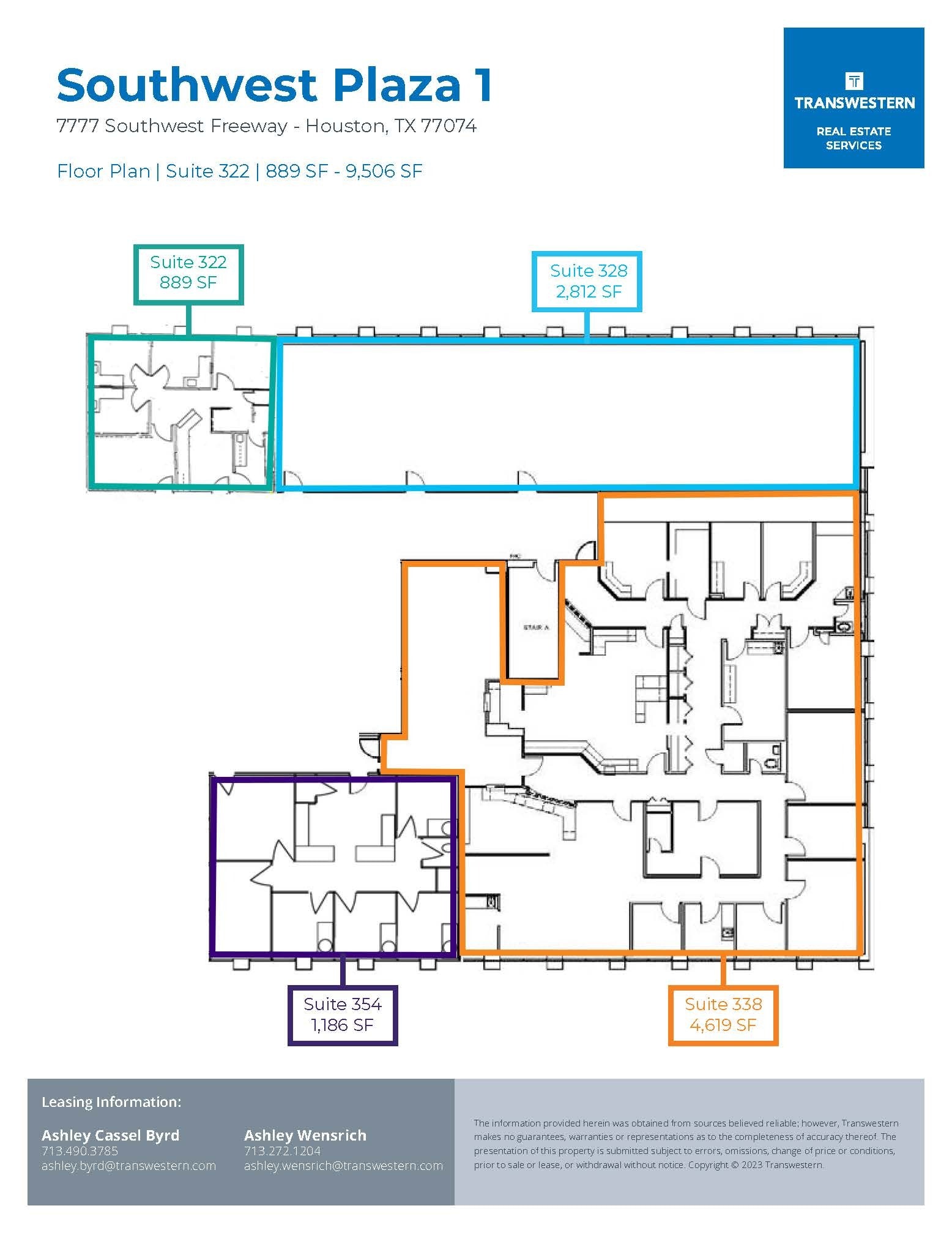 7737 Southwest Fwy, Houston, TX for lease Floor Plan- Image 1 of 1