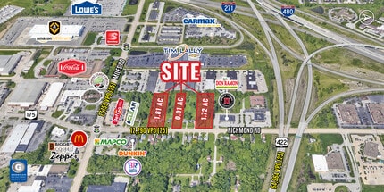 4914 Richmond, Warrensville Heights, OH - AERIAL map view - Image1