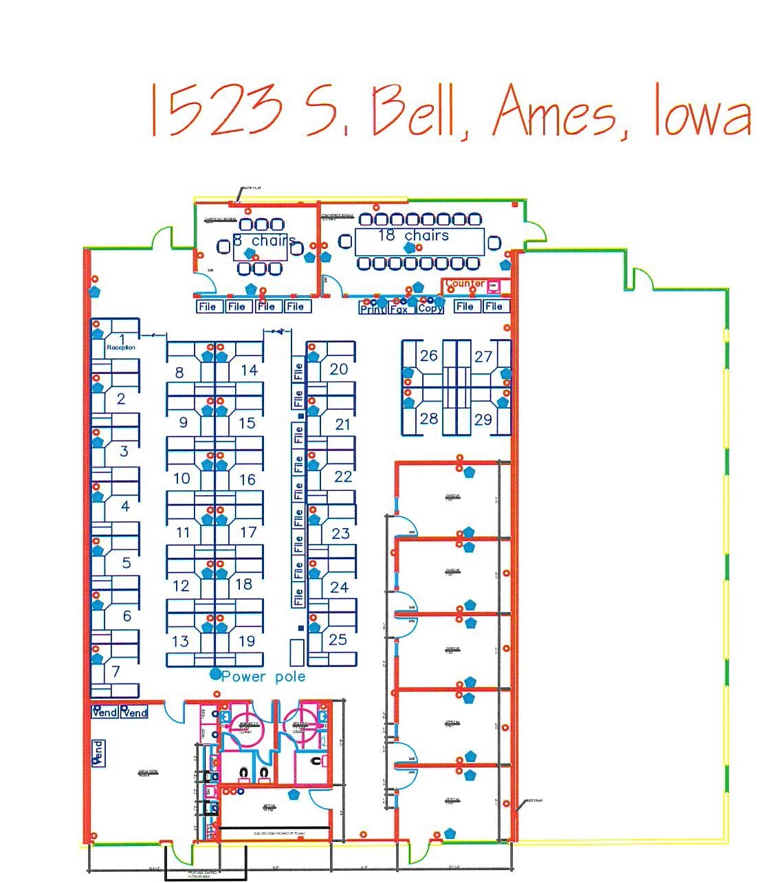 1523 S Bell Ave, Ames, IA for lease Floor Plan- Image 1 of 1