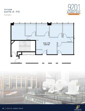 9201 W Sunset Blvd, West Hollywood, CA for lease Floor Plan- Image 1 of 1