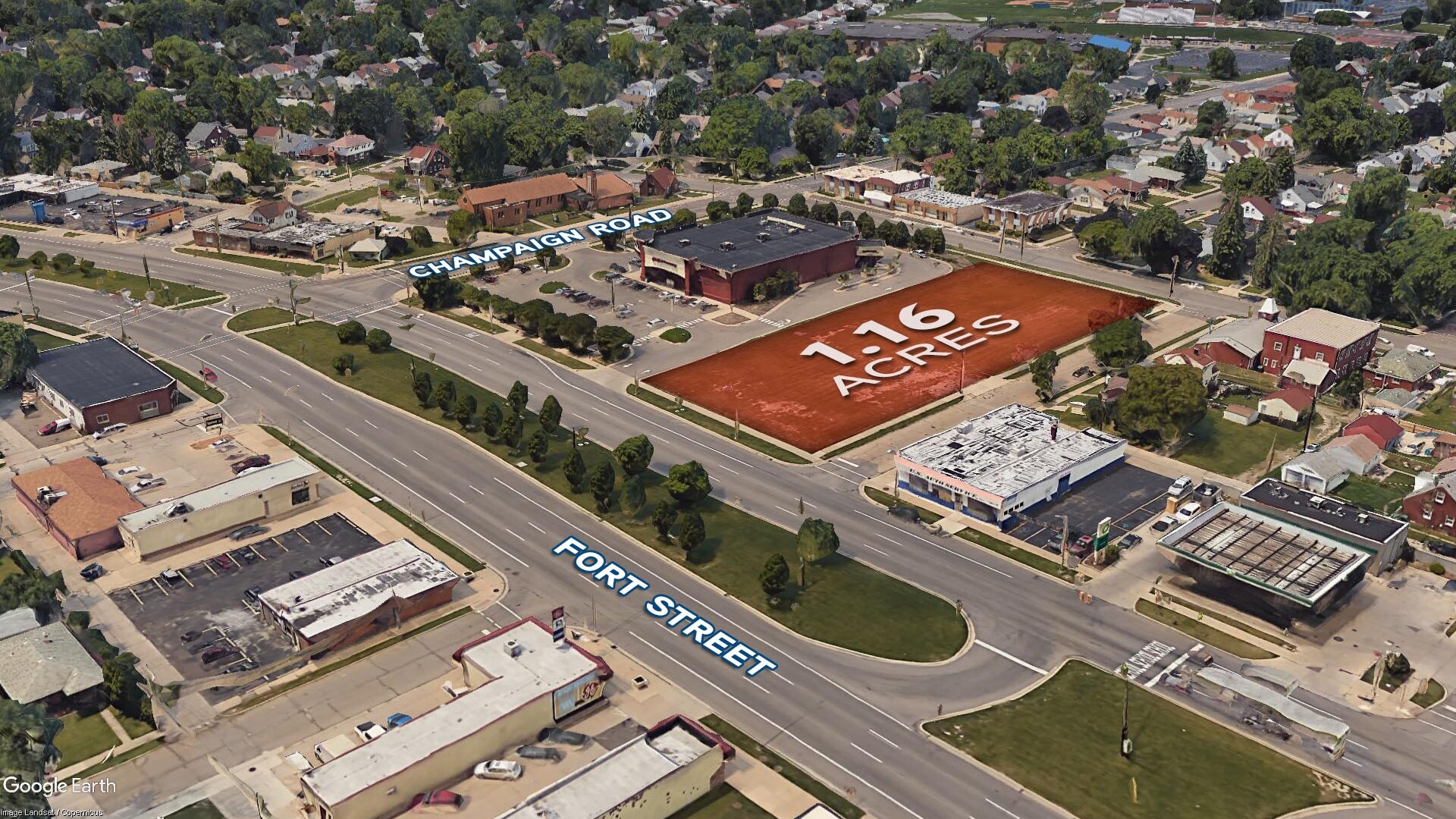 Fort St, Lincoln Park, MI for sale Building Photo- Image 1 of 1