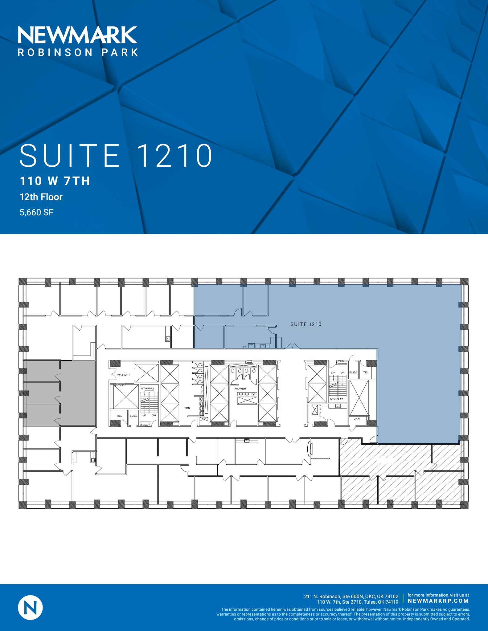 110 W 7th St S, Tulsa, OK for lease Site Plan- Image 1 of 1