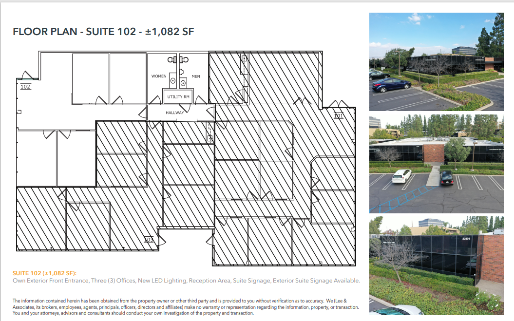 23191-23193 La Cadena Dr, Laguna Hills, CA for lease Floor Plan- Image 1 of 1