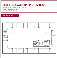 5312 Bolsa Ave, Huntington Beach, CA for lease Floor Plan- Image 1 of 1