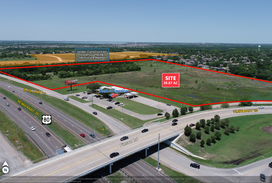 Hwy 80 & Pinson Rd, Forney, TX for sale - Aerial - Image 1 of 3