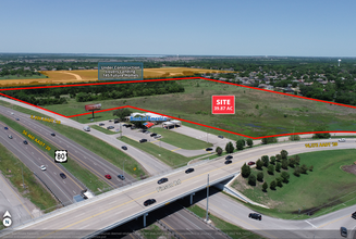 Hwy 80 & Pinson Rd, Forney, TX - aerial  map view