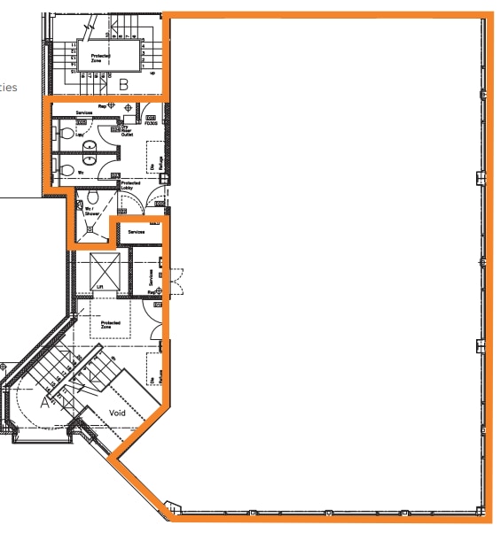 6 Canning St, Edinburgh for lease Typical Floor Plan- Image 1 of 1
