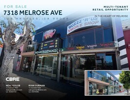 7318 Melrose Ave, Los Angeles CA - Retail Space