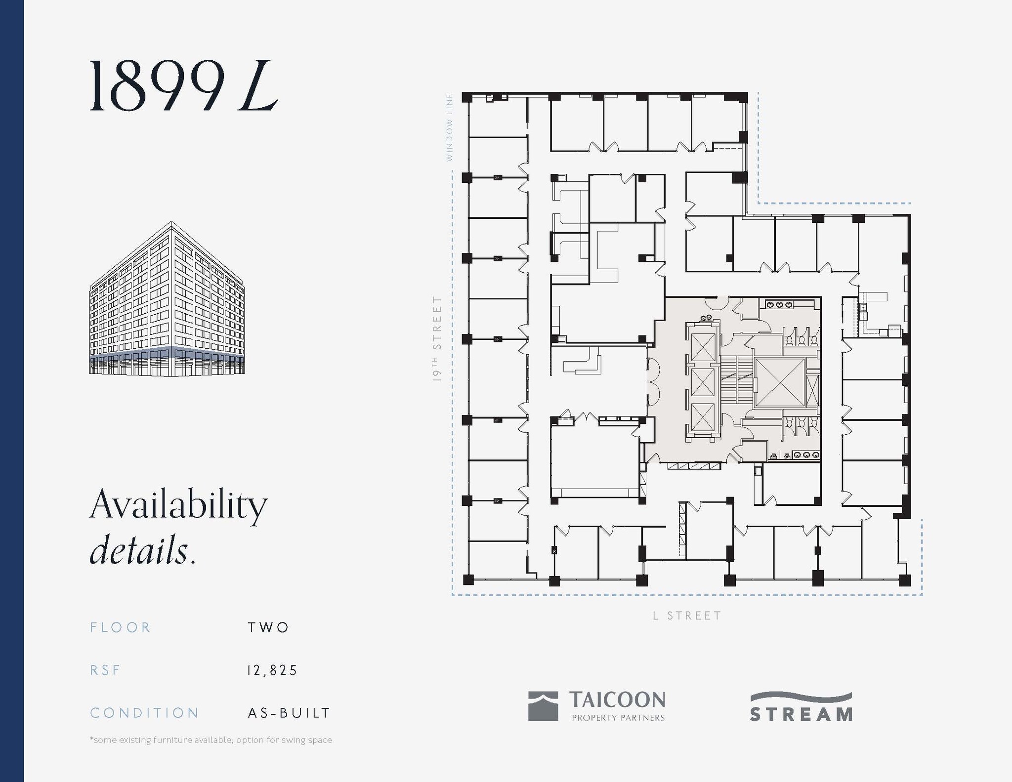 1899 L St NW, Washington, DC for lease Floor Plan- Image 1 of 1