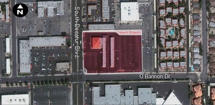 2100 S Decatur Blvd, Las Vegas, NV - aerial  map view