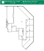 50 Braintree Hill Office Park, Braintree, MA for lease Floor Plan- Image 1 of 1