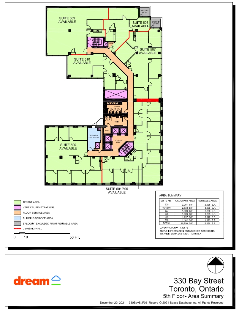 330 Bay St, Toronto, ON for lease Floor Plan- Image 1 of 1